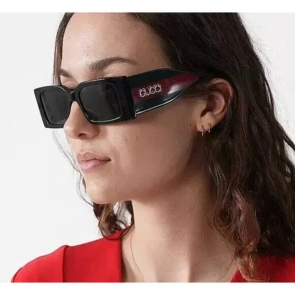 NEW GUCCI GG1860S 002 HAVANA BLUE RED UNISEX SUNGLASSES GUCCI